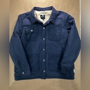 Women’s Outdoor Research Lined Chore Jacket – XL – Navy – Warm Fleece Interior